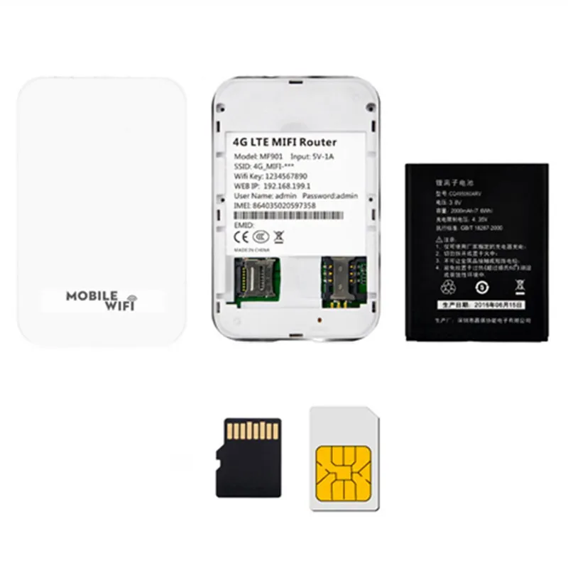 KuWfi 4G Wifi роутер мини 3G/4G LTE беспроводной Портативный Карманный Wi Fi Мобильный Hotspot