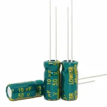 Cristal de alta frecuencia, 10 uf, 10 uf, 50 v, 50 v, 10 uf, 10 uf, 50 v, tamaño: 5x11mm, nueva calidad