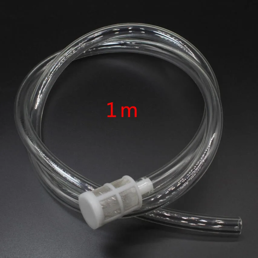 

10*13mm Clear Transparent PVC Water Hose For Car Washer Pump Pipe With Filter Strainer Inner Dia. 10mm, Outer Dia. 13mm