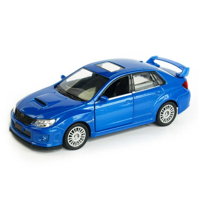 2015 Subaru WRX STi RHD Diecast Pull Back BLUE *** RARE *** Ships from USA