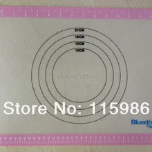 Продвижение Bluedrop бренд антипригарное силиконовые коврик для выпечки сахар арт коврик для мучных изделий фондан подставка с мерками коврик