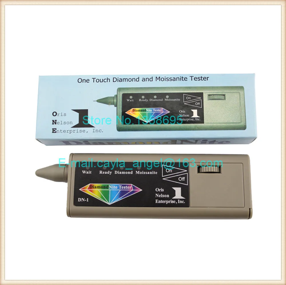 

Free Shipping V2 Portable Diamond Tester Gemstone Jewelry Selector Tool Accurate And Reliable Reading LED Audio + Bag Platform