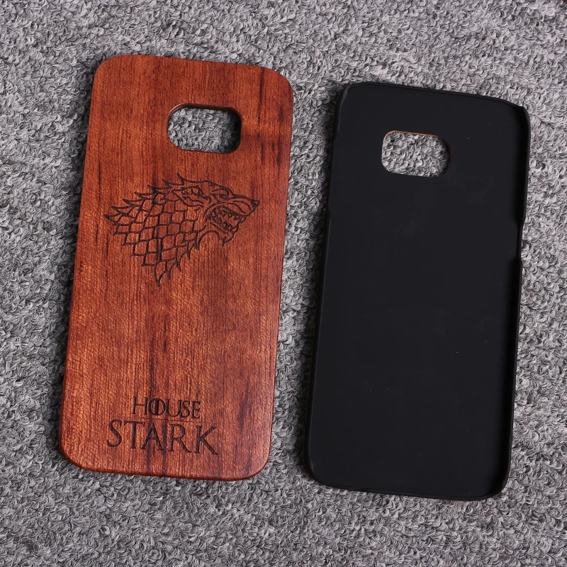 Para Apple iPhone 5 5S 6 6 S 7 7 Plus XS Max juego de madera cubierta Coque Capas Fundas para SAMSUNG S7 borde S8 más S9 S9 plus