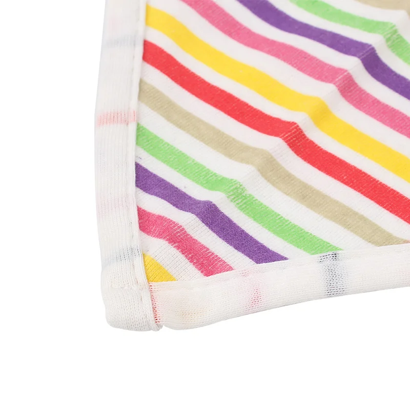 Fashion Striped Baby Hat Bib Set Cotton Infant Baby Beanie Boys Girls Tire Hat With Trangle Bibs Autumn Baby Boys Clothing (3)