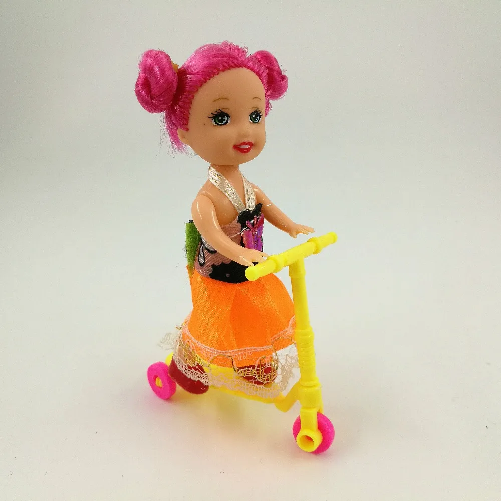 2 Adet Cocuklar Bebek Scooter Mini Oyuncak Barbie Aksesuarlari Kizlar Dogum Gunu Hediyeleri Bebek Aksesuarlari Icin Uygun 10cm Kelly Bebek Toys For Mini Baby Toystoys Baby Toys Aliexpress