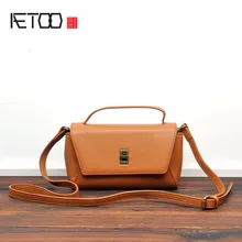 AETOO Япония и Южная Корея версия первый слой кожи раскладушка Многоэтажный квадратный мешок личности диких la