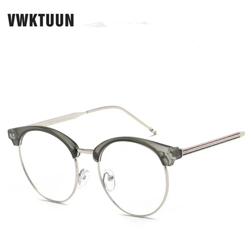 Vwktuun негабаритный полочки оправа для женщин и мужчин очки Оптические очки оправа винтажные оправы для очков Мужские Женские поддельные очки - Цвет оправы: color 6