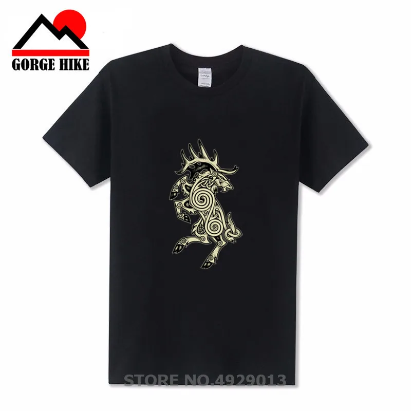 Футболка Brave Man Vikings Berserk модная упругая хлопковая футболка с коротким рукавом 3XL