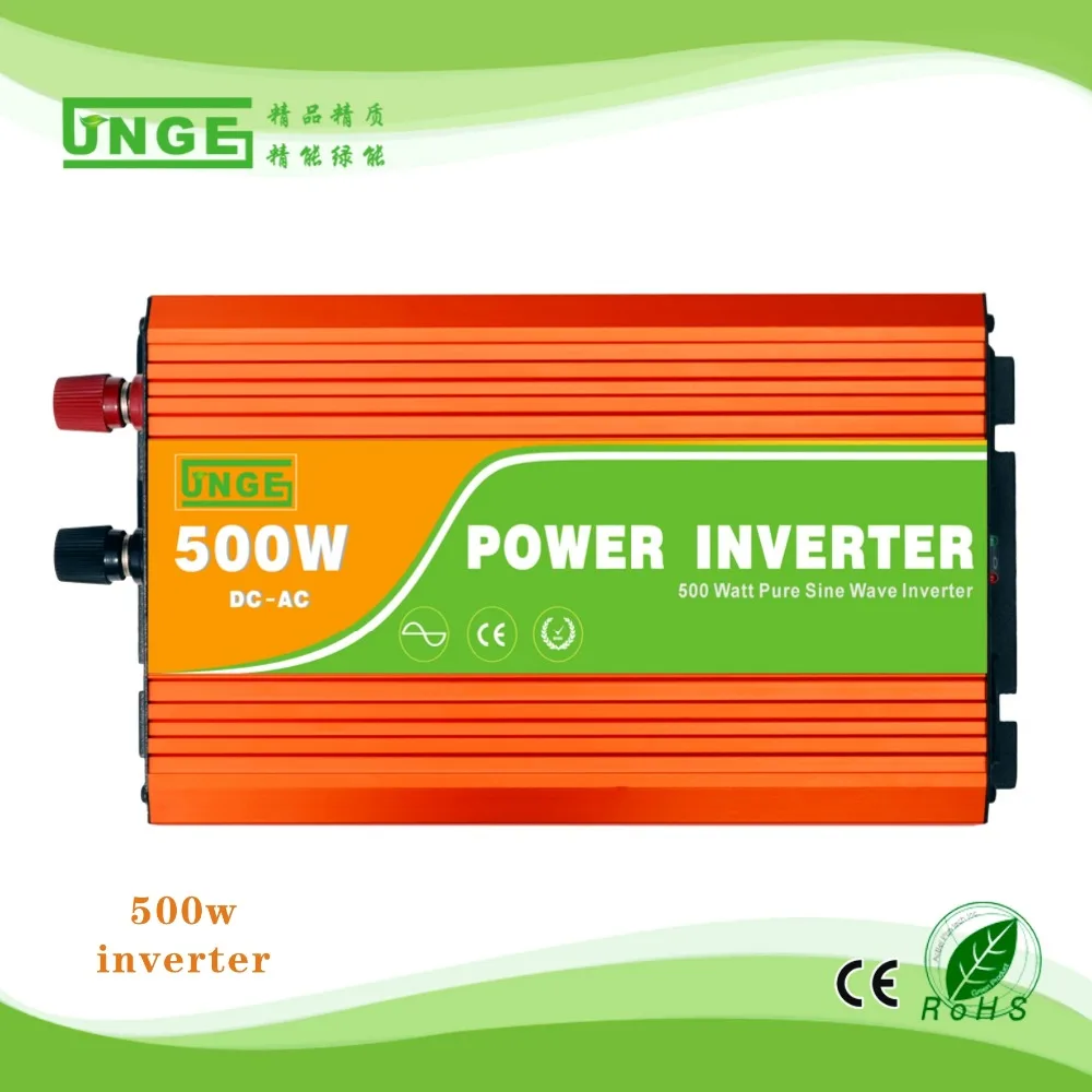 

Peak power 1000W inverter 500W DC-AC pure sine wave off grid power inverter/ car power converter /5V USB /12V/24V to110V/ 220V