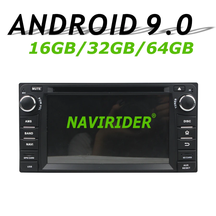 

High configuration Octa Core Android 9.0 Car GPS Multimedia For TOYOTA UNIVERSAL Car Radio bluetooth 64GB large memory