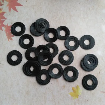 

500PCS Round Black Rubber Gasket for DIY Clock Repair Kits Clock Movement Repair Replacing Tools