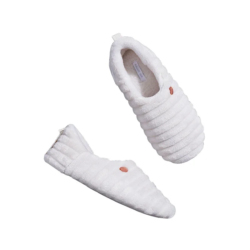 

Millffy Lovely Ladies Home Floor Soft Women indoor Slippers cute Cotton-Padded Shoes Female Cashmere Warm Casual Shoes +