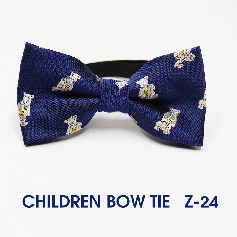 Детский галстук для мальчиков в Корейском стиле, английский стиль, для студентов, для выступлений, для детей, для выступлений, галстук-бабочка, официальный - Цвет: Z-24