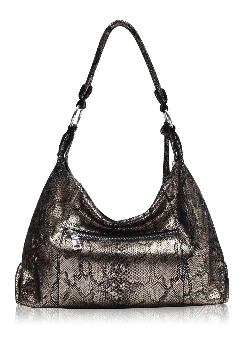 ZROM брендовая сумка из натуральной кожи, женская модная сумка со змеиным принтом, кожаные сумки, женские большие сумки на плечо, вместительная сумка