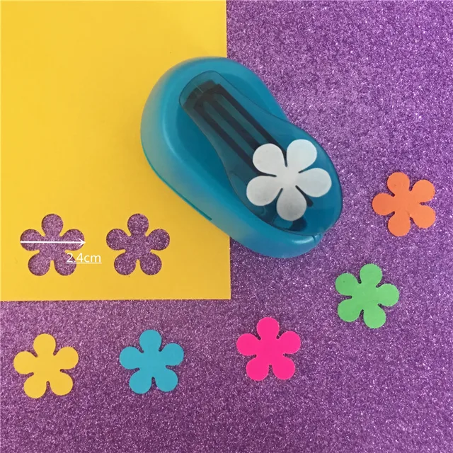 1 inch new flower shape punch craft bloom hole puncher for scrapbooking