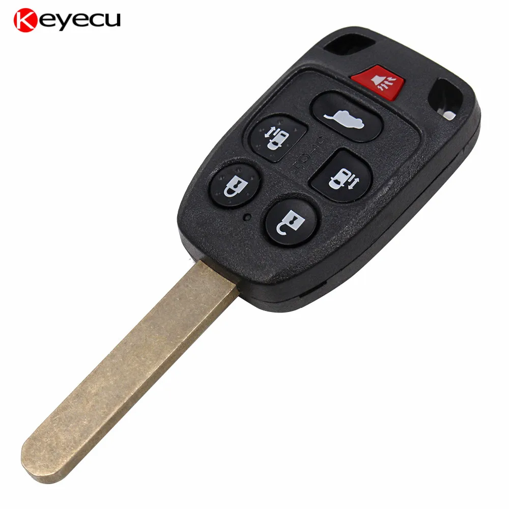 

Keyecu 6 Button Car Key for Honda Odyssey 2011 2012 2013 FCC ID: N5F-A04TAA / FCC IC: 3248A-A04TAA 313.8MHz Remote Control Key