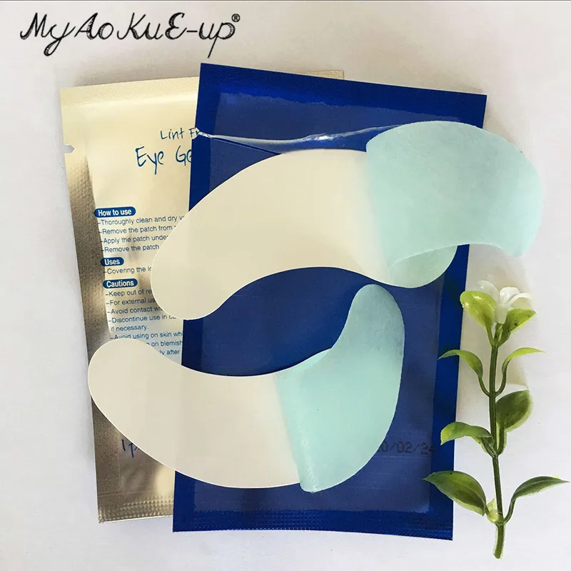 New Shape 100pairs Eyelashes Pad Lash Extension Under Eye Gel Patches