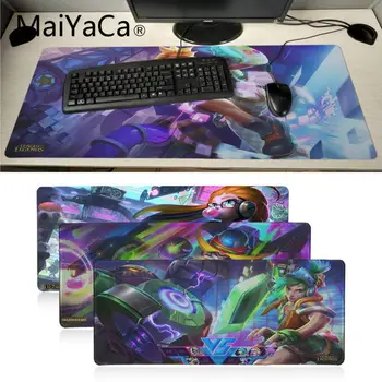 

Maiyaca Arcade Ezreal League of legends Anti-Slip Rubber Computermats Locking Edge gaming Mousepad Mat Keyboard Mat Table Pad