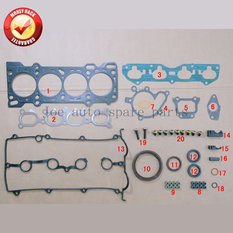 Baratos FP fpy3 fp9a fp55 Motores completo juego de juntas para Mazda 626 MK 323  premacy 1.8l 1.9l 1840cc 1997 2005 50216300