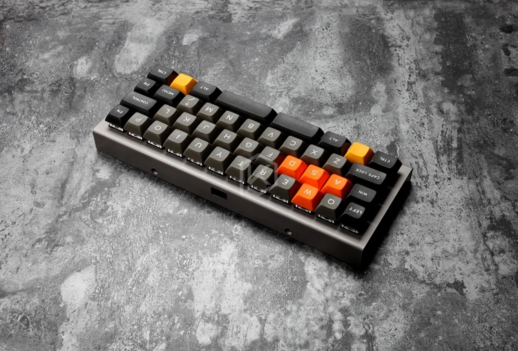 40% custom caso teclado mecânico teclado fechado caso superior e inferior caso