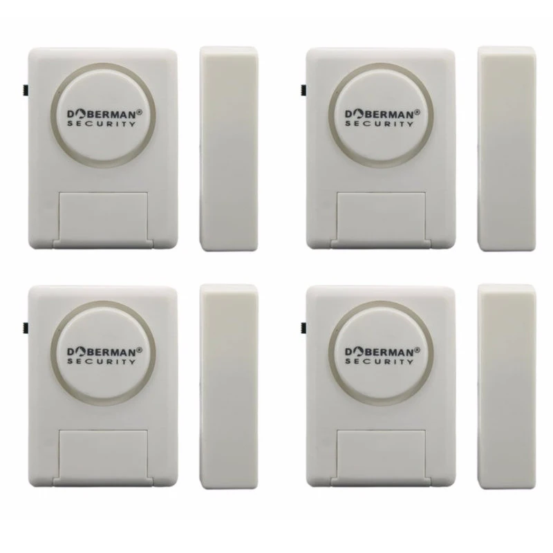 

SE-0137 Free Shipping Home Security Alarm Systems for Warning Burglars Intruders 4 PCS / Set