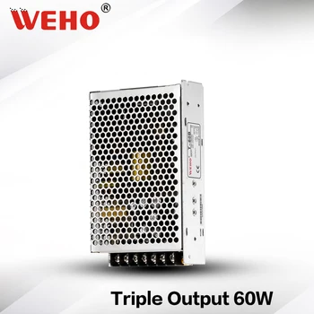 

(T-60A) Triple output 5V 12V -5V Switching power supply 60W