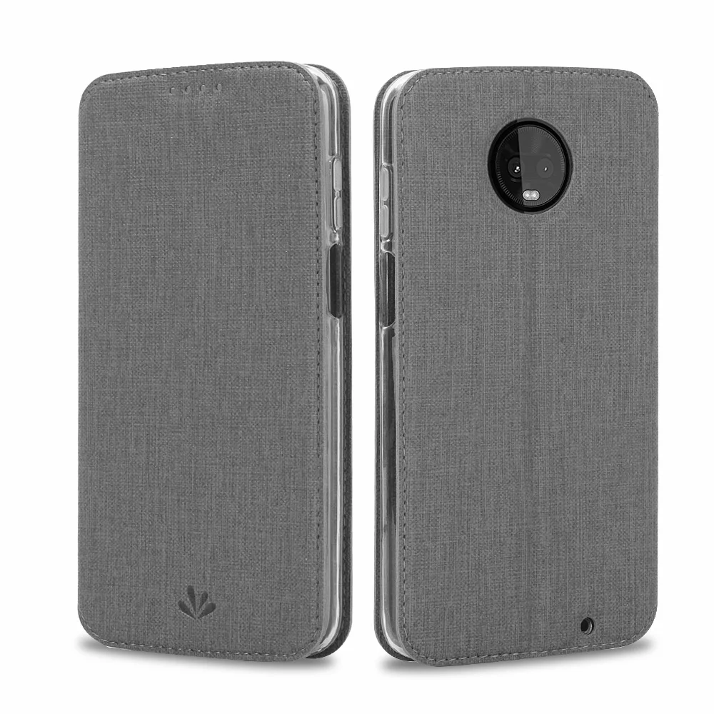 

Multi-function Business Phone Case For MOTO Z3 Folio Phone Wallet Leather Standing Precise Cut Protective Cover with Card Slot