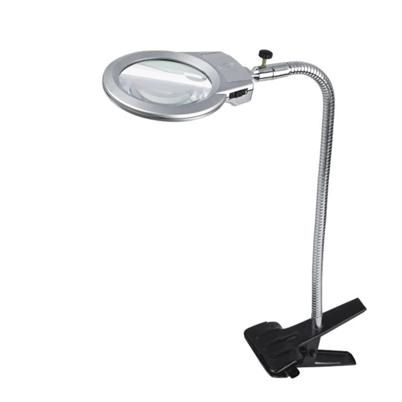 Magnifying glass 2.25X 5.0X Lupas led Magnifier Standing Loupe with led