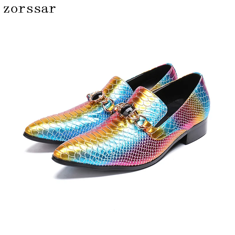 

{Zorssar} Patent Leather Oxford Shoes For Men Dress Shoes Men Formal Shoes Pointed Toe Wedding Banquet shoes Plus Size 47