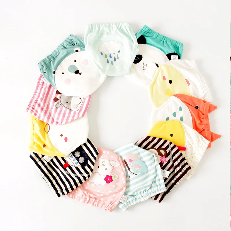 

Cute Baby Cloth Waterproof Training Pants Washable Animal Frog Chick