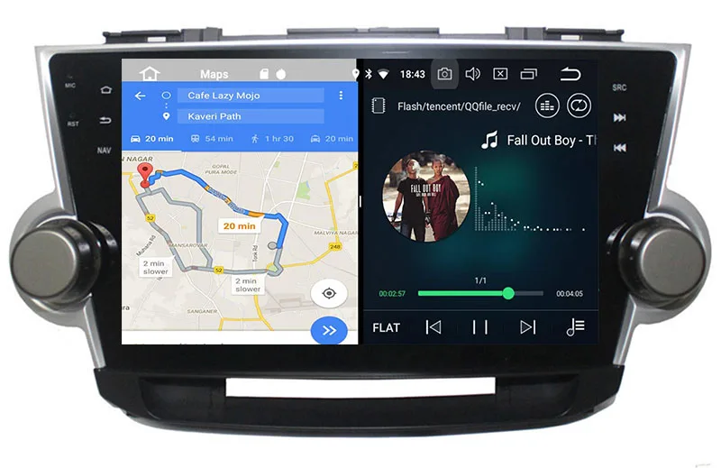 toyota highlander 2008-2014 android radio stereo 3