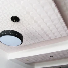 Роскошный Современный 3D Водонепроницаемый белый бриллиант верхний потолок виниловая ПВХ настенная бумага рулон гостиная спальня домашний декор фрески обои