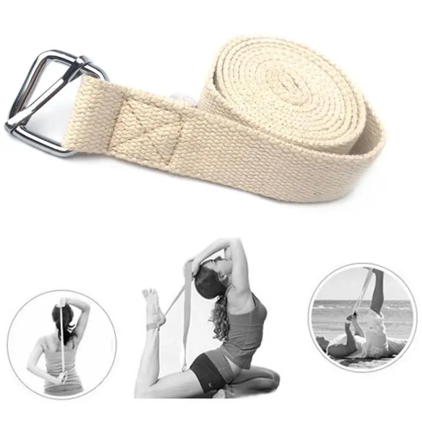 

FishSunDay 183CM Adjustable Ring Gym Waist Sport Yoga Stretch Strap Leg Fitness Belt 0718