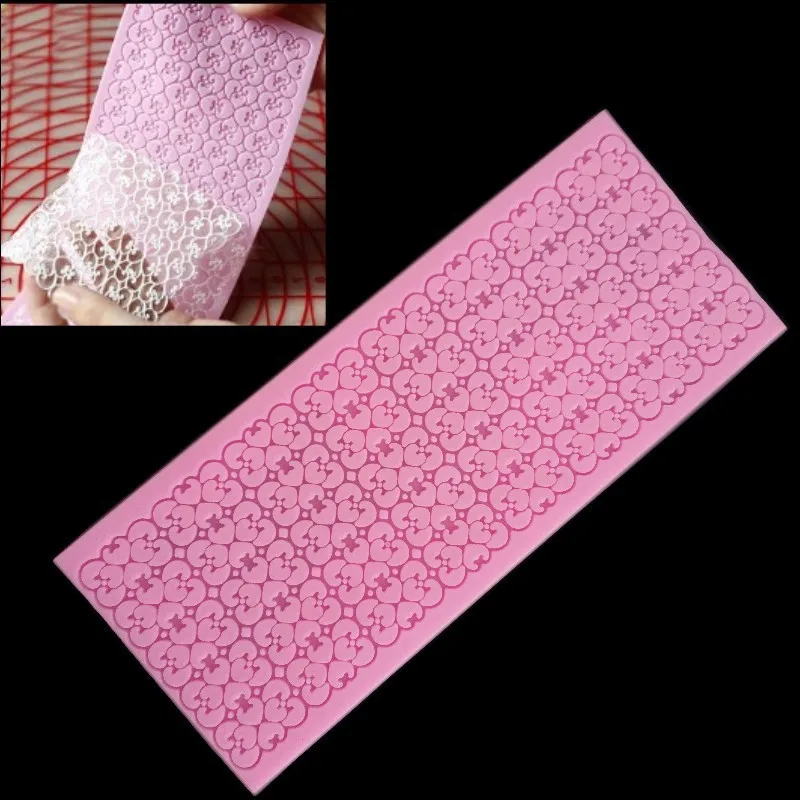 Silicone Mold Cake Lace Floral Mats Mold Silicone Lace Mat Fondant Cake