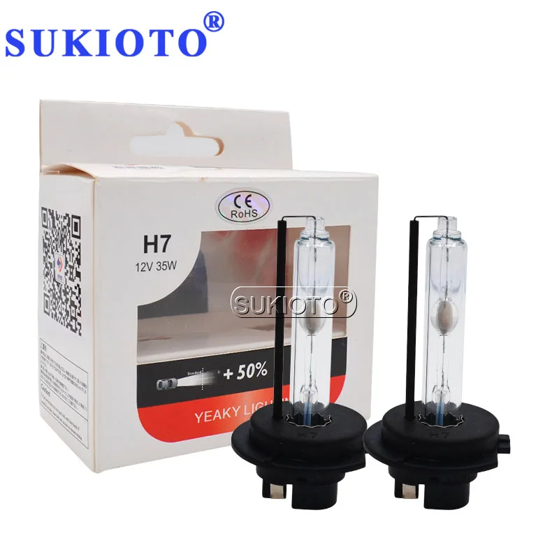 SUKIOTO 35W Yeaky HID Headlight Bulb Canbus Kit Xenon H1 H7 H11 HB3 HB4 D2H 4500K 5500K 6500K Car Light 35W Canbus Ballast Kit (3)