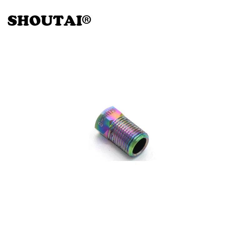 الدراجة TC4 التيتانيوم الفرامل ماسورة زيت LCD مهايئ لشاشة المسمار ل Shimano XT M800 دراجة أجزاء