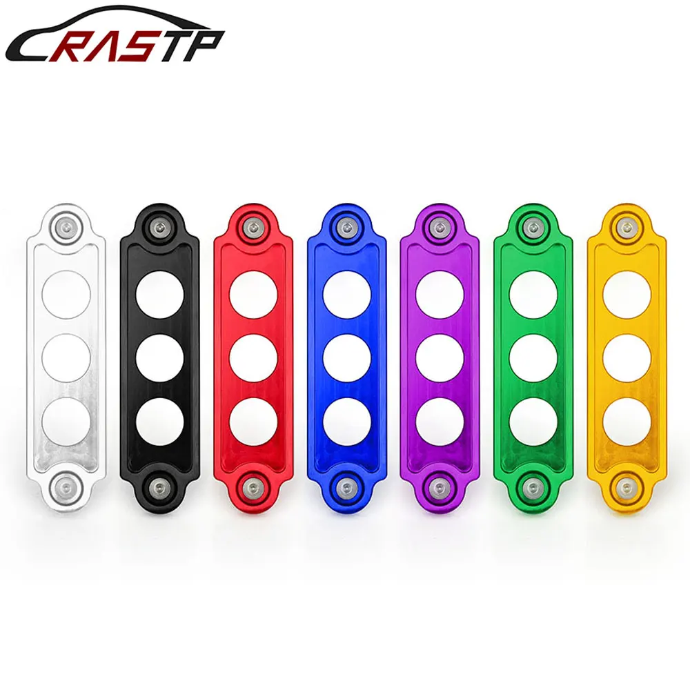 

RASTP-Battery Tie Down Hold Bracket Lock Anodized For Honda Civic/CRX 88-00 ACURA INTEGRA Car Accessory With Logo Rs-BTD001