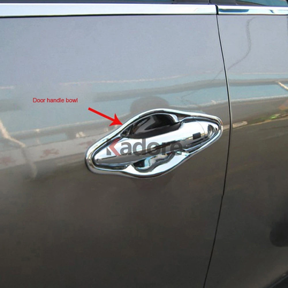 Для hyundai Tucson ix35 IX 35 2009 2010 2011 2012 2013 ABS Хромированная дверная ручка Крышка отделка автомобиля Стайлинг авто аксессуары