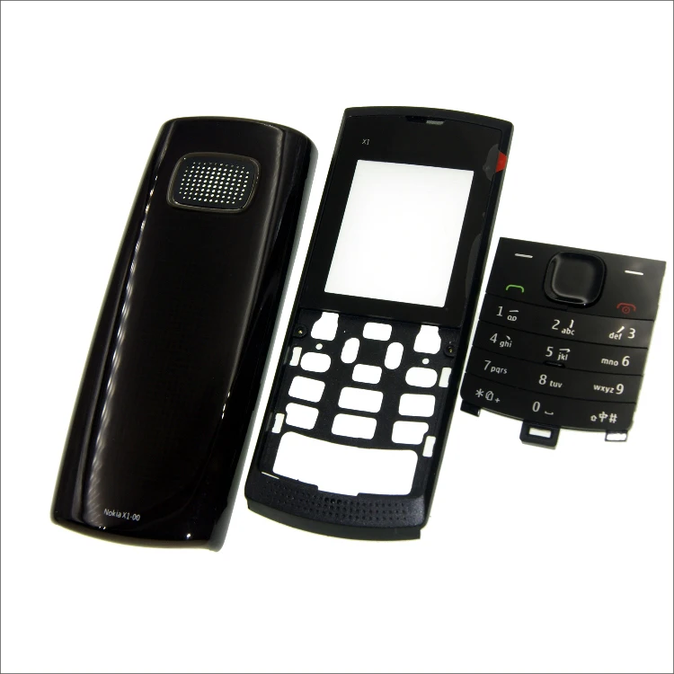Полная передняя крышка X1 00 клавиатура для Nokia 01 Задняя батареи высокого качества +