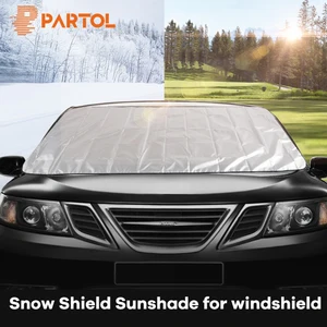 Partol чехлы автомобильные * 70 см Анти снег щит теневое ветровое стекло лобовое стекло Защита от солнца 195 крышка пыли протектор Авто Переднее Окно экран крышка - изображение