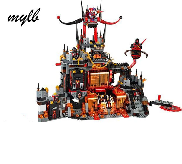 

mylb New Nexoe Knights Jestros Vulkanfestung Model Building Kit Blocks Brick Toy Compatible