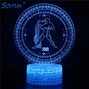 

Constellation Lampe Baby Night Light 7 Colors Touch Switch 3D Led Lamp Mood Light for Children New Year Gifts Bedroom Decoration