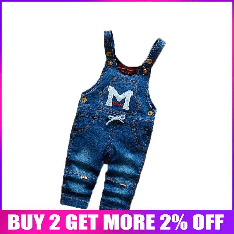 BibiCola baby girls boys jean pants infant baby spring autumn fashion