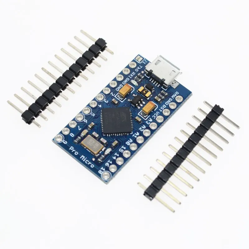 10 шт. tenstar робот Pro Micro ATmega32U4 5 В/16 мГц модуль с 2 строки заголовка контактный|Детали