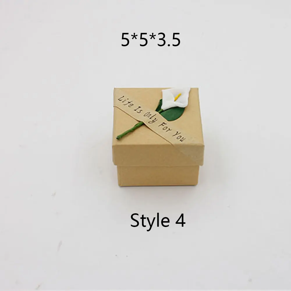 Бумажная Подарочная коробка для ювелирных изделий бархатная сумка ожерелье браслет серьги браслет браслеты цветочный узор Подарочная упаковка для демонстрации коробка P123456