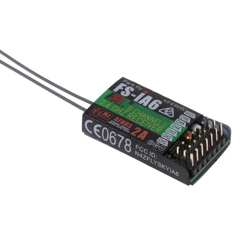 

Flysky FS-IA6 6CH 2.4G Receiver For Flysky FS-I6 FSI6 RC Quadcopter Drone