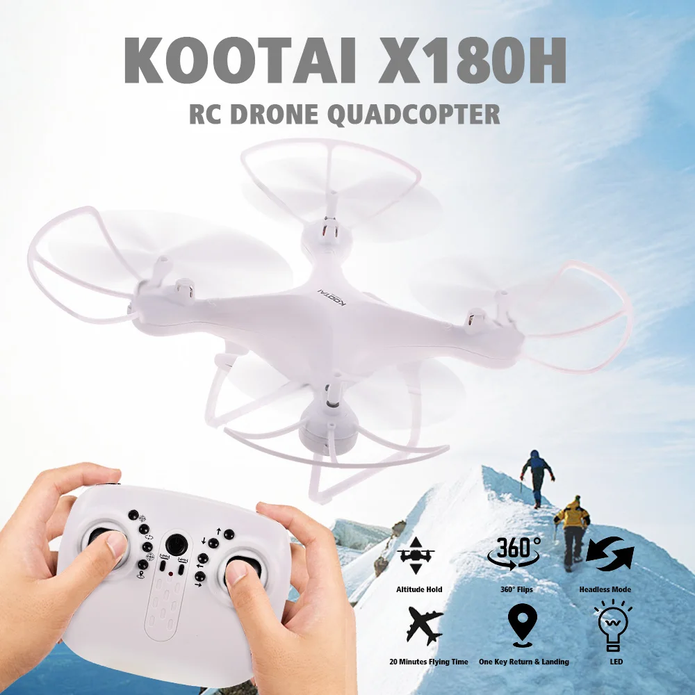

X180HD 720P Drone with Camera Wifi FPV 20mins Flight Drone Altitude Hold One Key Return RC Drone Quadcopter Toys for Children
