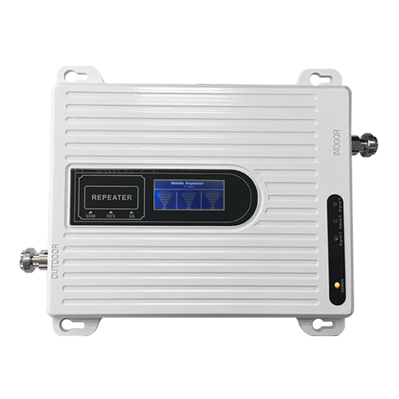 Трехдиапазонный усилитель мобильного сигнала 2G 3G 4G Unit 900 1800 2100 МГц GSM DCS LTE WCDMA UMTS