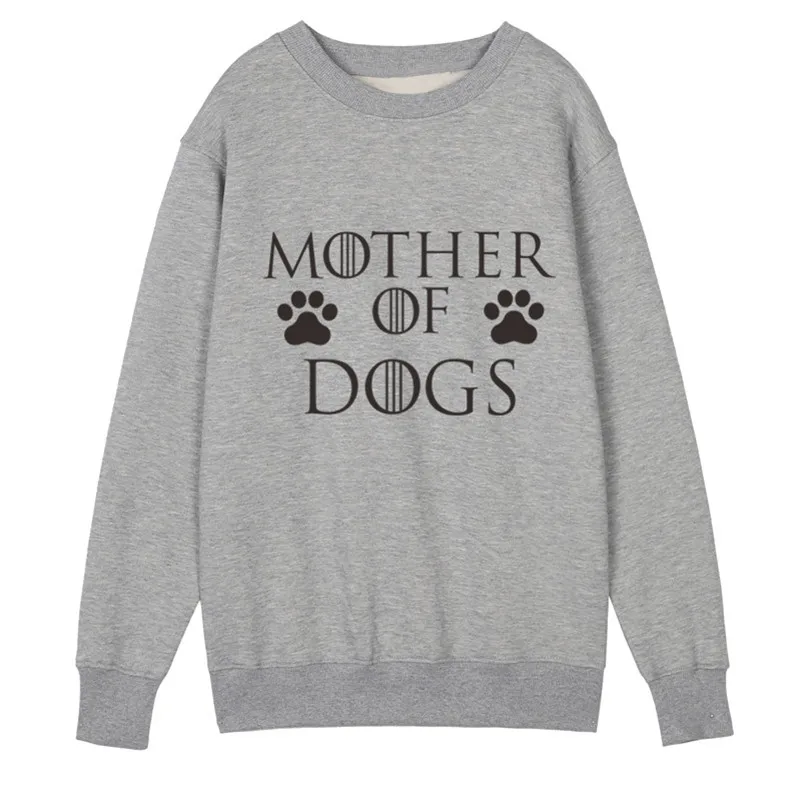 New Autumn Mother Of Dogs Sweatshirts Women Hoodies Womans Fleece
