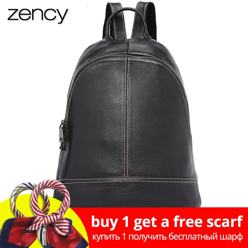 ^Cheap Zency 100% Модный женский рюкзак из натуральной кожи, школьный ранец в консервативном стиле для девочек, черный рюкзак для отдыха, Женская Повсе... ^Cheap Zency 100% Модный женский рюкзак из натуральной кожи, школьный ранец в консервативном стиле для девочек, черный рюкзак для отдыха, Женская Повсе...